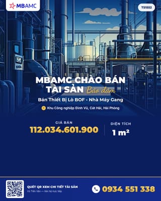 Bán Thiết Bị Lò BOF - Nhà Máy Gang