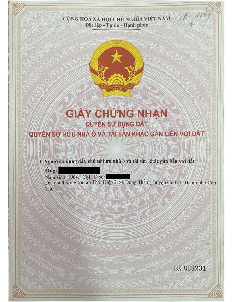 TS232_Bán đất tại Huyện Cờ Đỏ, Cần Thơ — ảnh 1 trên 5