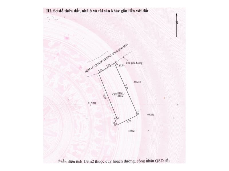 TS947_Bán đất tại hẻm 159 Quang Trung, Buôn Ma Thuột, Đắk Lắk — ảnh 3 trên 3