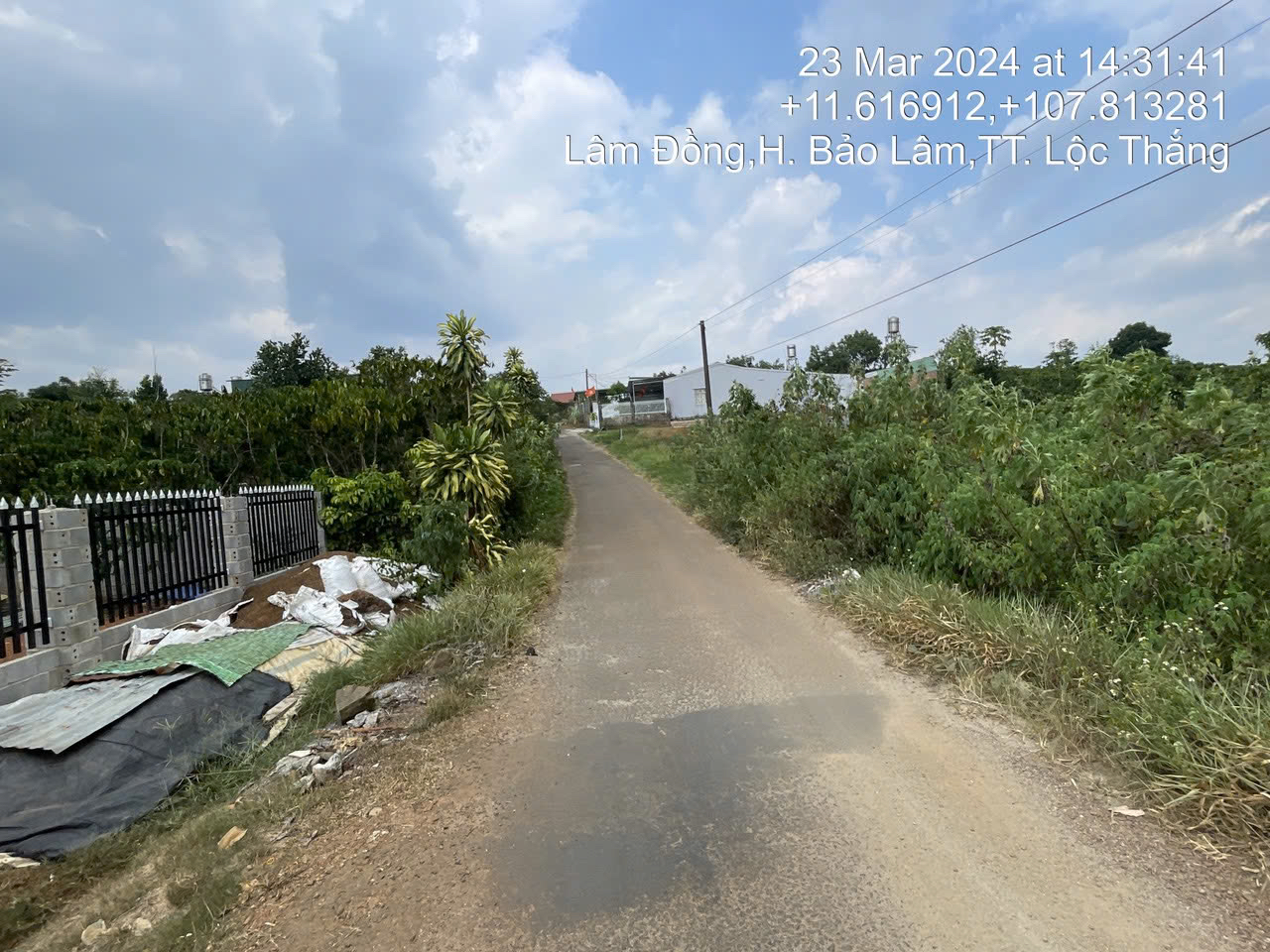 Bán lô đất hẻm Lạc Long Quân, TT. Lộc Thắng, huyện Bảo Lâm, tỉnh Lâm Đồng