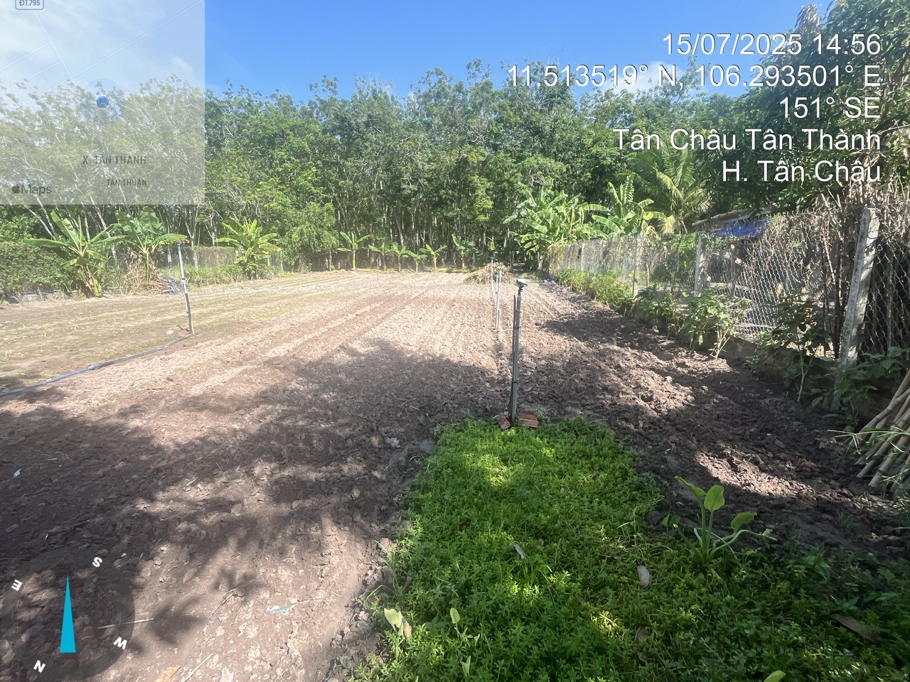 Bán đất tại xã Tân Thành, huyện Tân Châu, Tây Ninh.