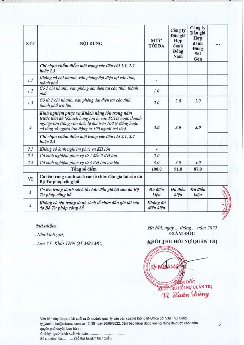 Ảnh chụp văn bản thông báo, trang 5