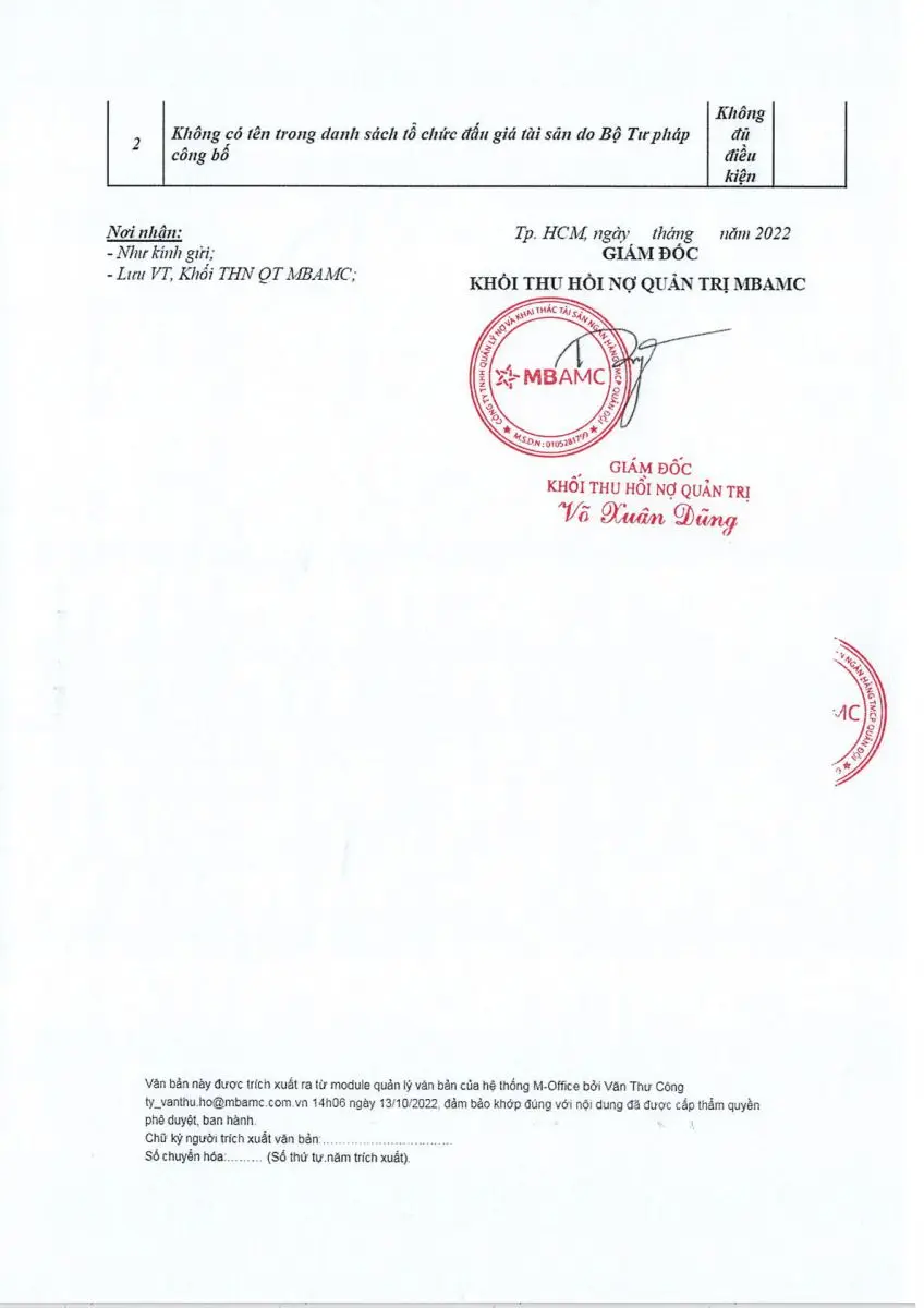 Ảnh chụp văn bản thông báo, trang 5