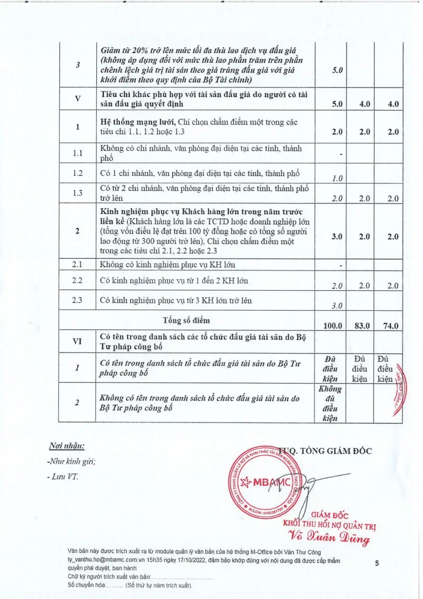 Ảnh chụp văn bản thông báo, trang 5
