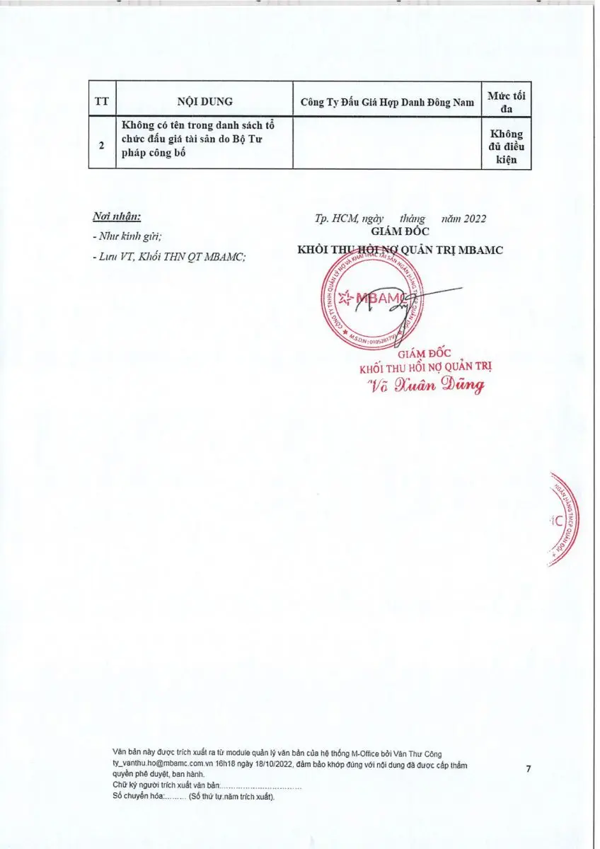 Ảnh chụp văn bản thông báo, trang 7