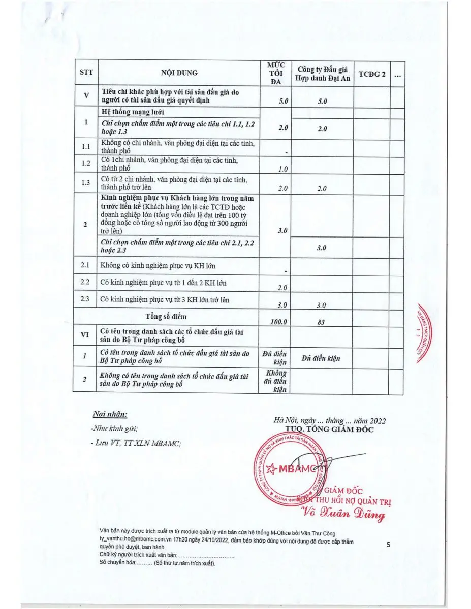 Ảnh chụp văn bản thông báo, trang 5