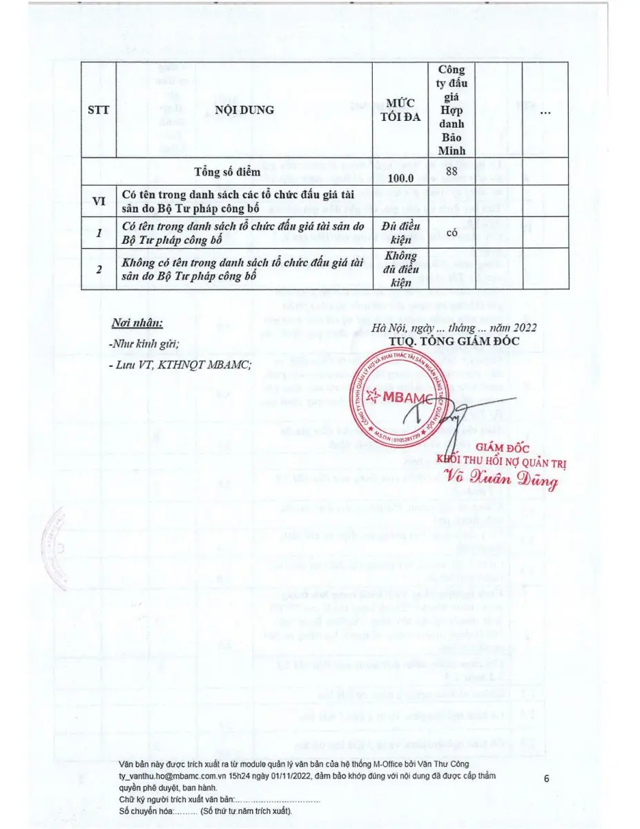 Ảnh chụp văn bản thông báo, trang 6
