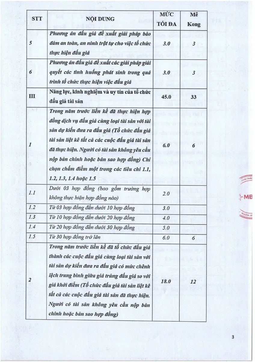 Ảnh chụp văn bản thông báo, trang 3