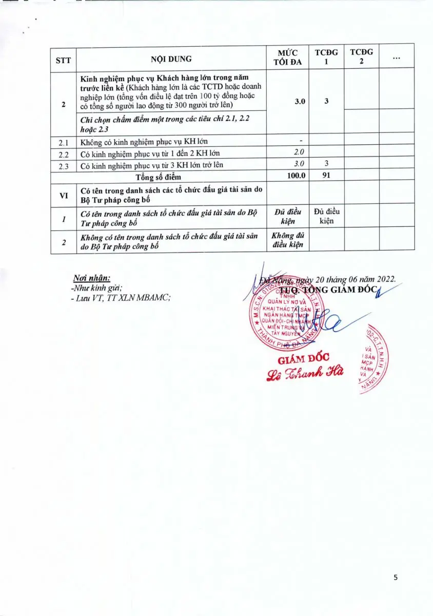 Ảnh chụp văn bản thông báo, trang 5