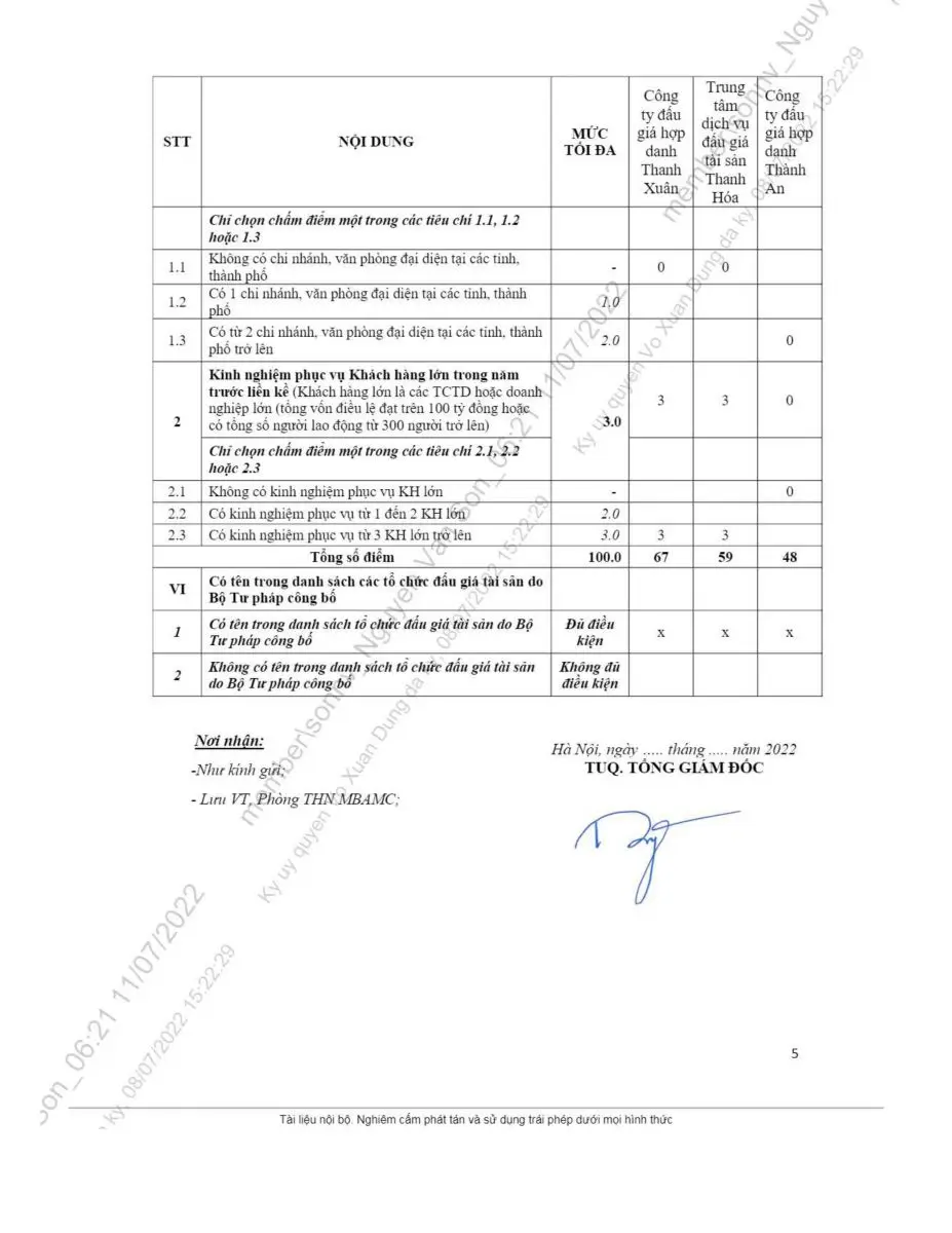 Ảnh chụp văn bản thông báo, trang 6