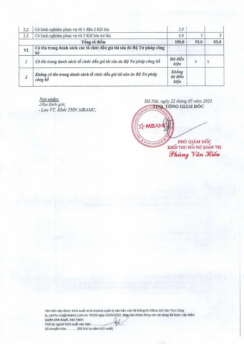 Ảnh chụp văn bản thông báo, trang 4