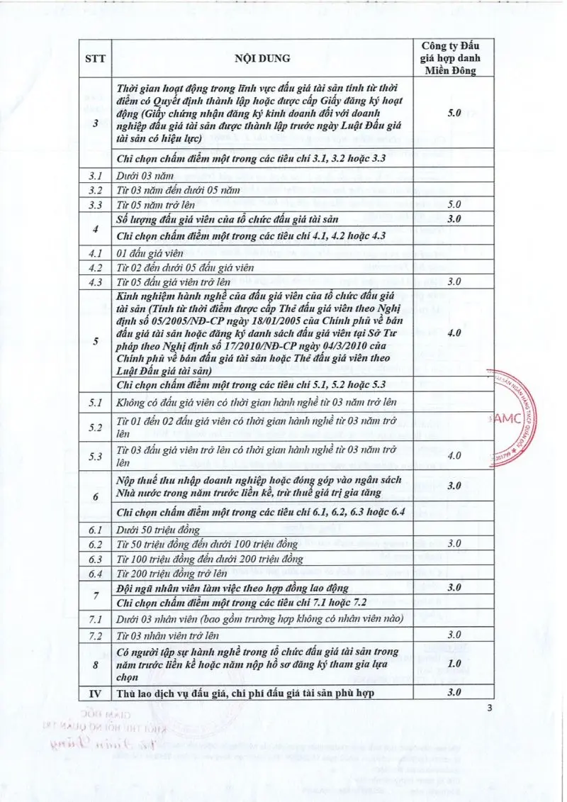 Ảnh chụp văn bản thông báo, trang 3