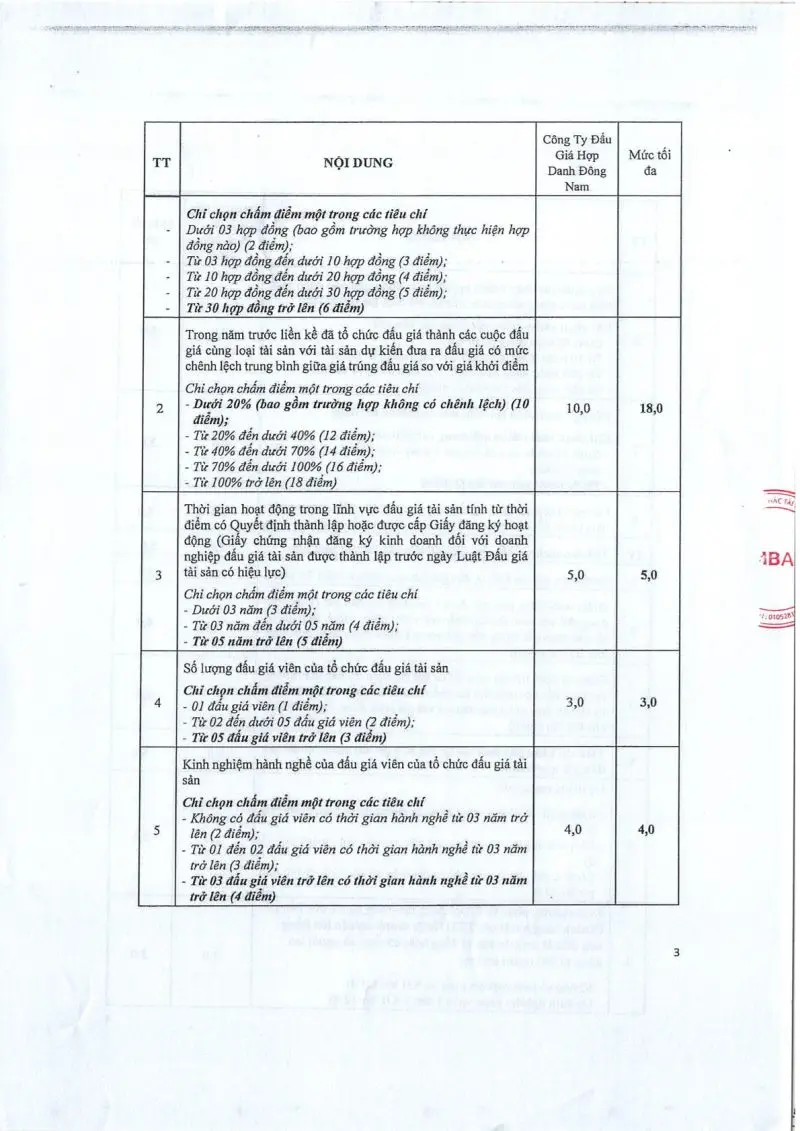 Ảnh chụp văn bản thông báo, trang 3