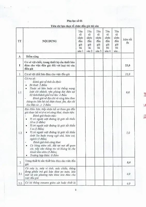 Ảnh chụp văn bản thông báo, trang 3