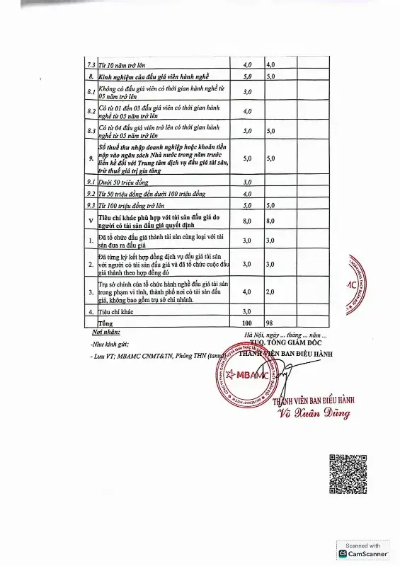Ảnh chụp văn bản thông báo, trang 5