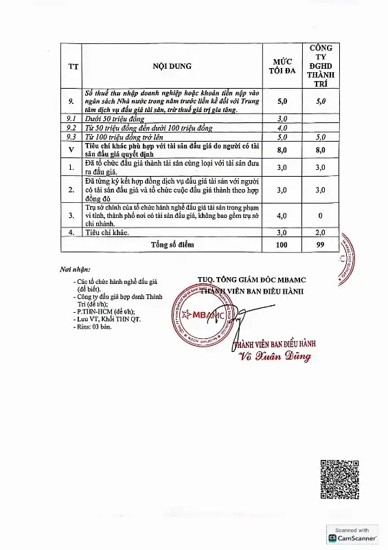 Ảnh chụp văn bản thông báo, trang 5