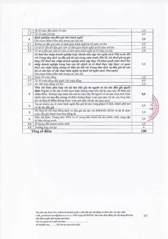 Ảnh chụp văn bản thông báo, trang 5