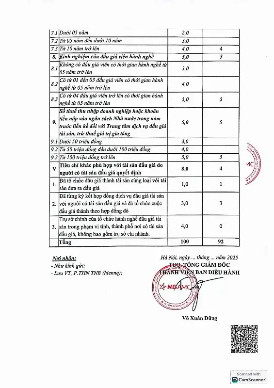 Ảnh chụp văn bản thông báo, trang 5