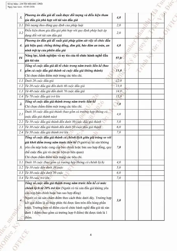 Ảnh chụp văn bản thông báo, trang 5