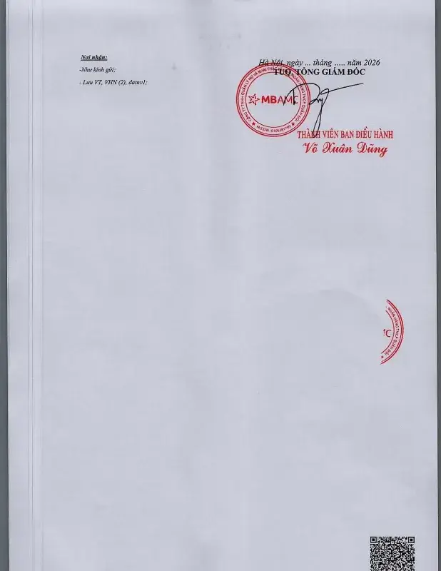 Ảnh chụp văn bản thông báo, trang 5