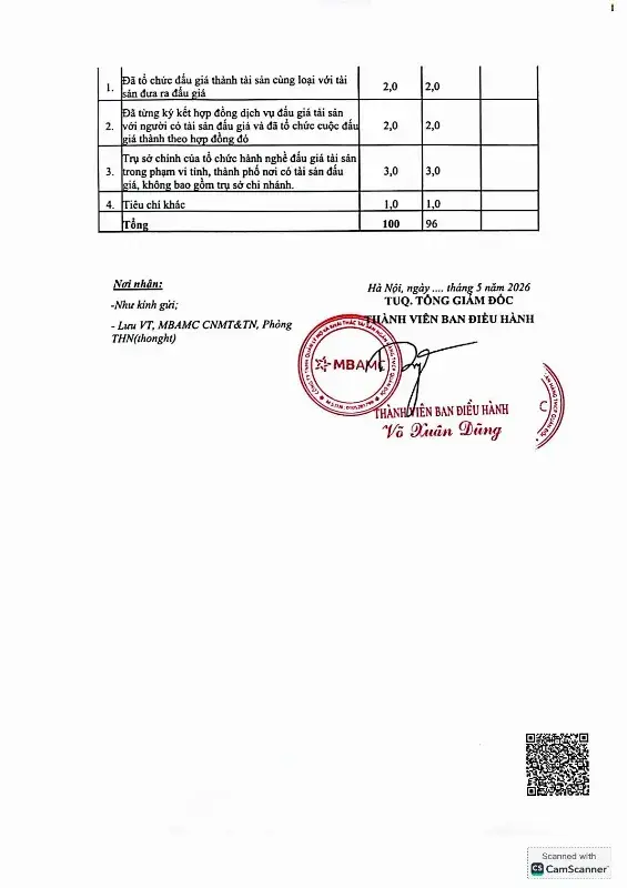 Ảnh chụp văn bản thông báo, trang 5