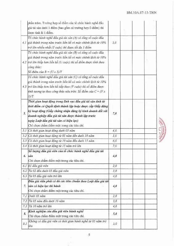 Ảnh chụp văn bản thông báo, trang 5