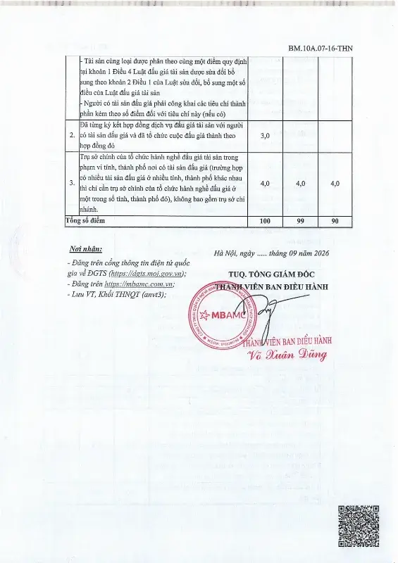 Ảnh chụp văn bản thông báo, trang 6